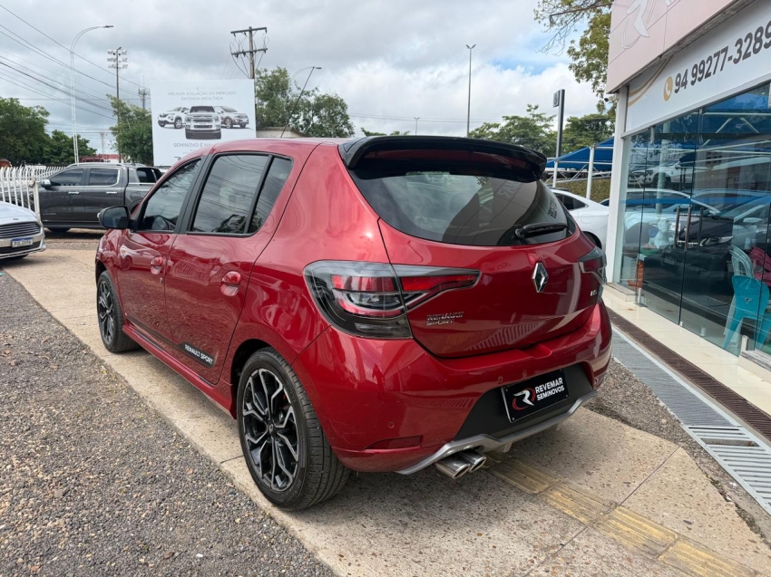 renault sandero 2.0 16v hi-flex rs manual flex 4p 20222