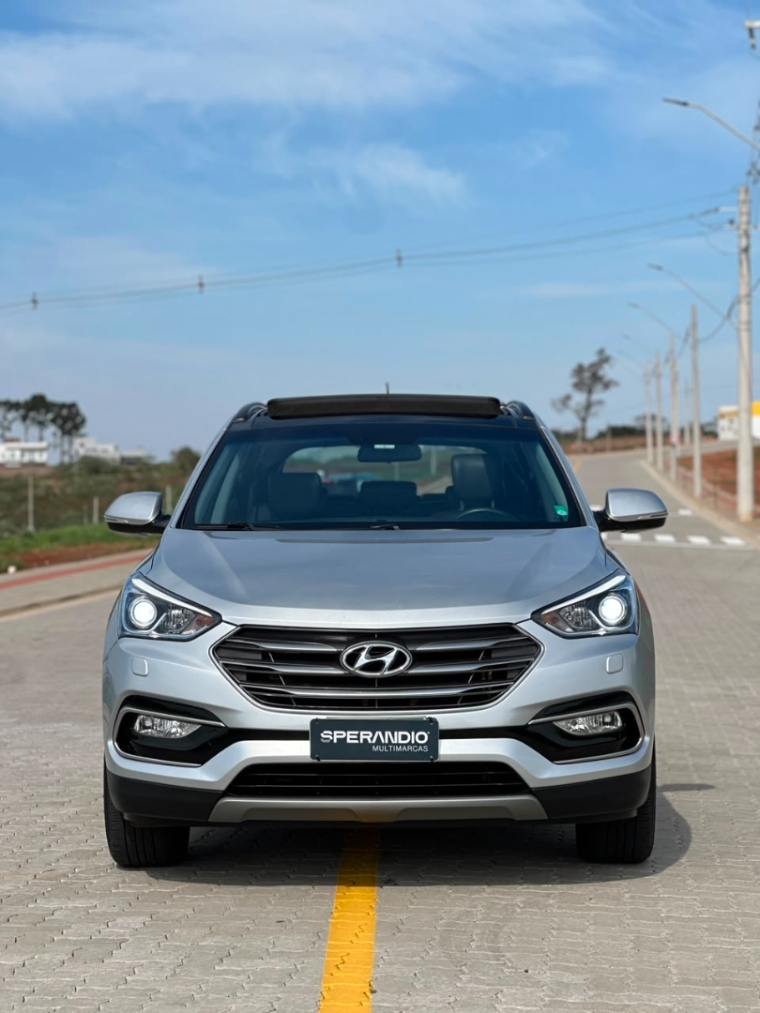 hyundai santa fe 3.3 v6 automatica 2018 b 7 lugares 4x4 completa2