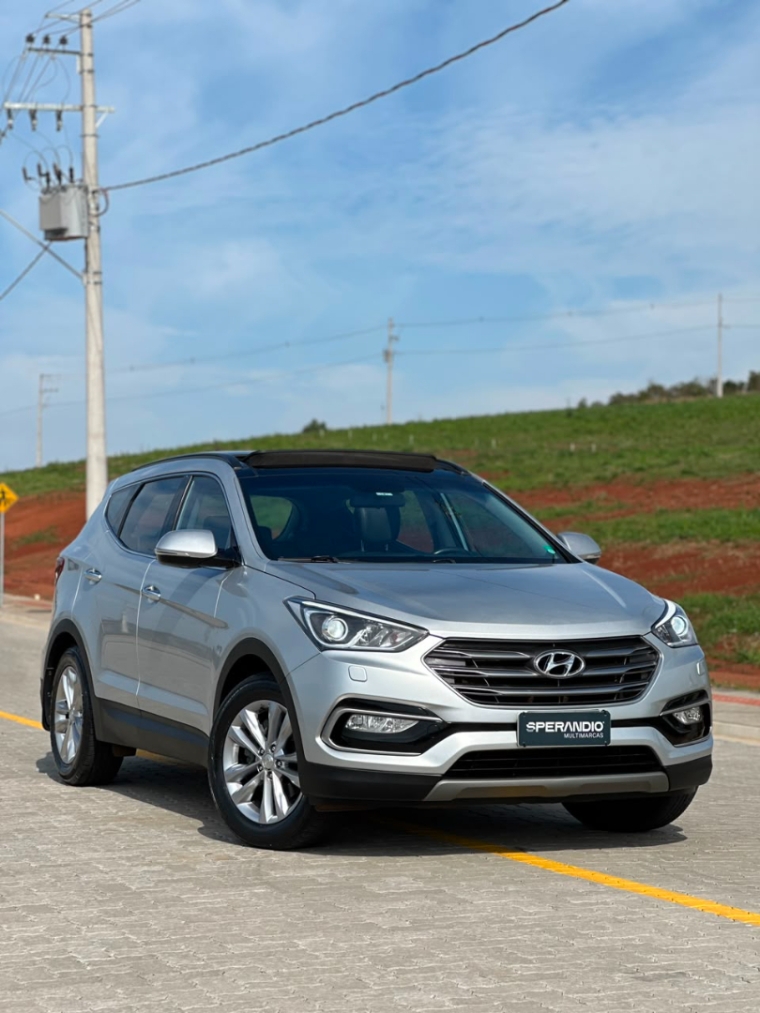 hyundai santa fe 3.3 v6 automatica 2018 b 7 lugares 4x4 completa3
