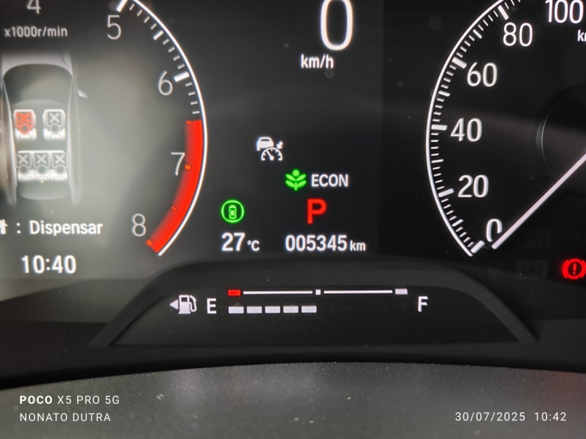 honda nev  hrv touring 24/25 com 5 mil km