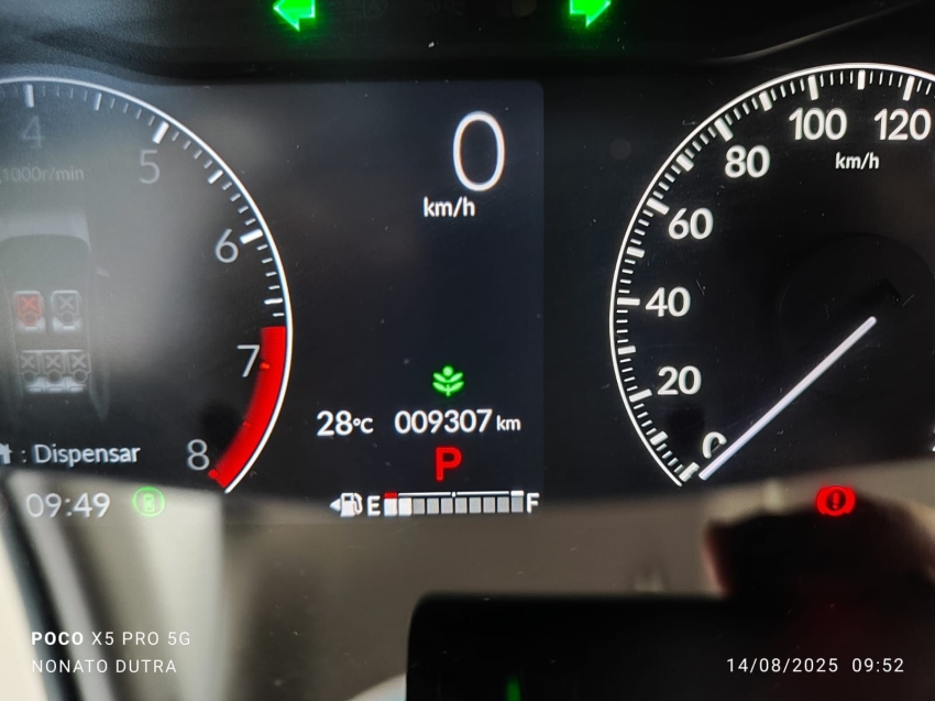 honda zr-v touring 2.o 23/24 com 9 mil km