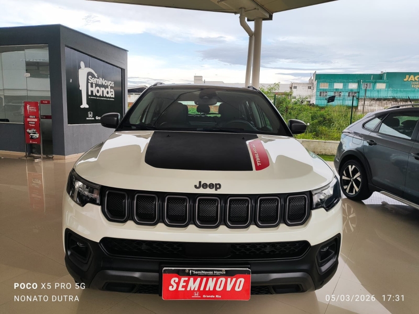 jeep compass trailhawk 4x4 2.0 turbo aut diesel  2021/2021 com 25 mil km