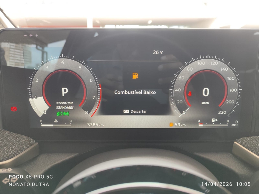 nissan kicks exclusive 1.0 turbo aut 2025/2026 com 3 mil rodado1