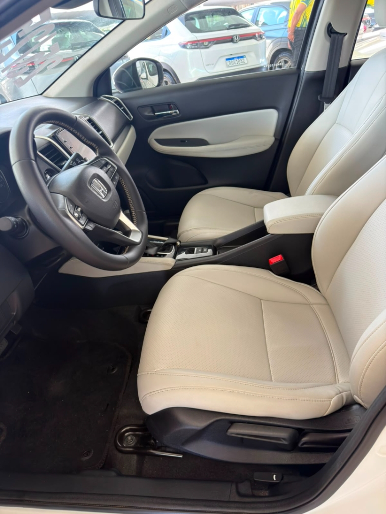 honda city ex 2025/2025 com banco de couro na cor ice apenas 19 mil km10