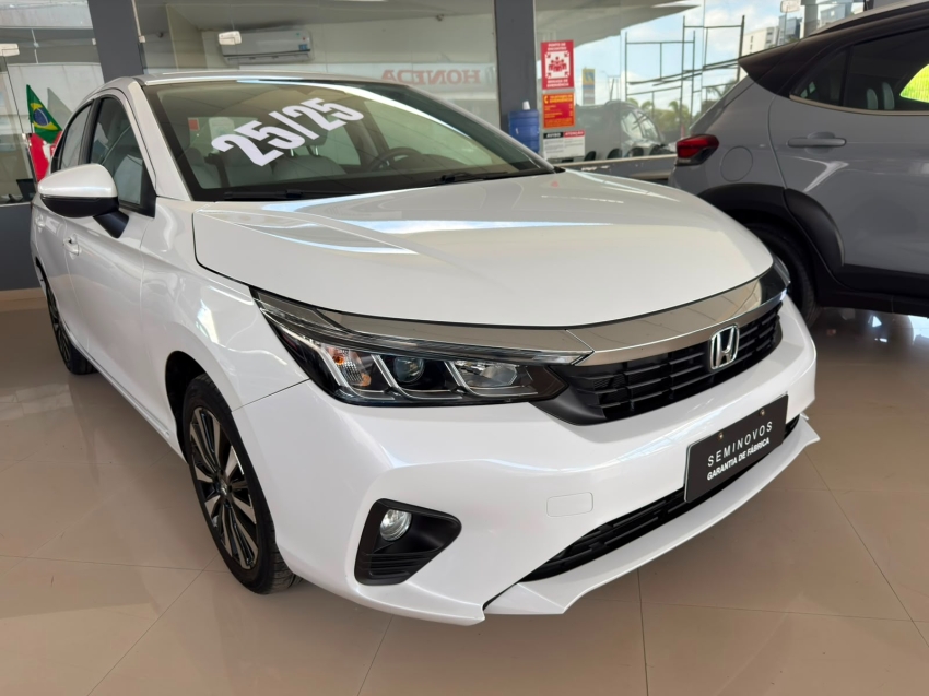 honda city ex 2025/2025 com banco de couro na cor ice apenas 19 mil km9