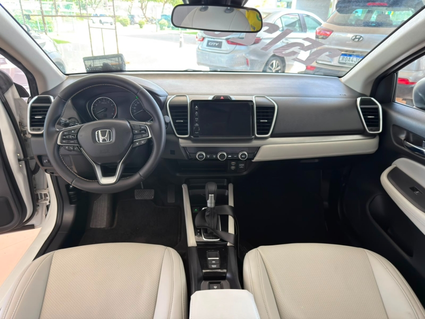 honda city ex 2025/2025 com banco de couro na cor ice apenas 19 mil km4