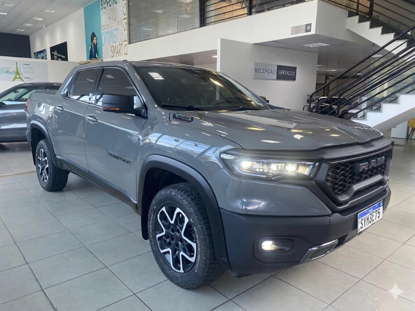 ram rampage 2.0 gurricane 4 turbo gasolina rebel aut. 4x4 2024 cinza