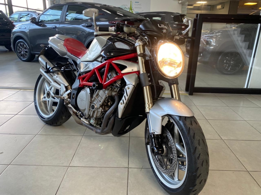 mv agusta f4 brutale 910s cinza - baixa km4