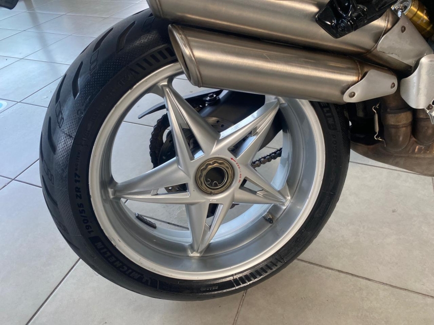 mv agusta f4 brutale 910s cinza - baixa km7