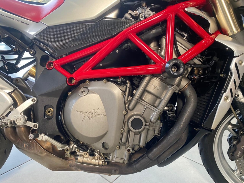 mv agusta f4 brutale 910s cinza - baixa km8