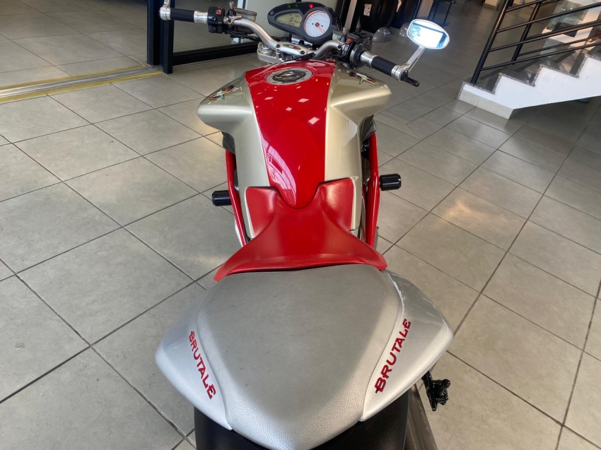 mv agusta f4 brutale 910s cinza - baixa km12