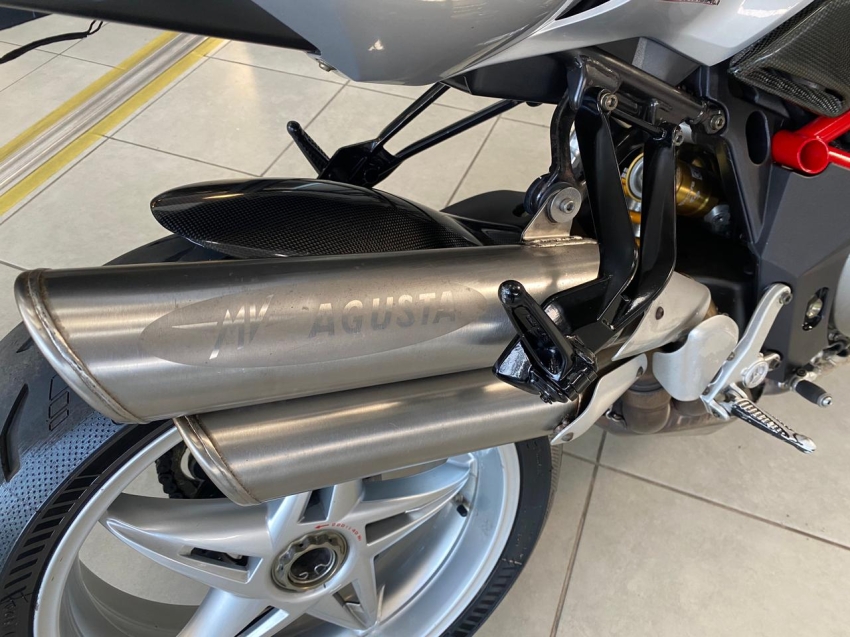 mv agusta f4 brutale 910s cinza - baixa km15