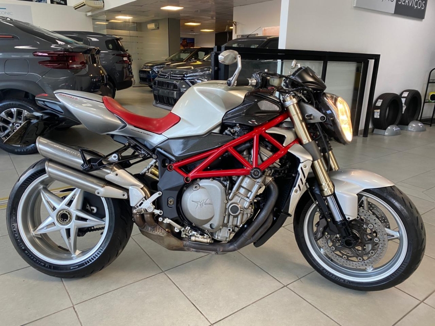 mv agusta f4 brutale 910s cinza - baixa km