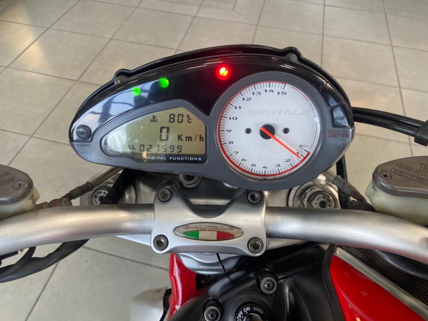 mv agusta f4 brutale 910s cinza - baixa km6