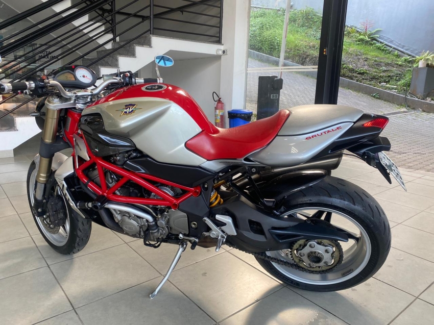 mv agusta f4 brutale 910s cinza - baixa km3