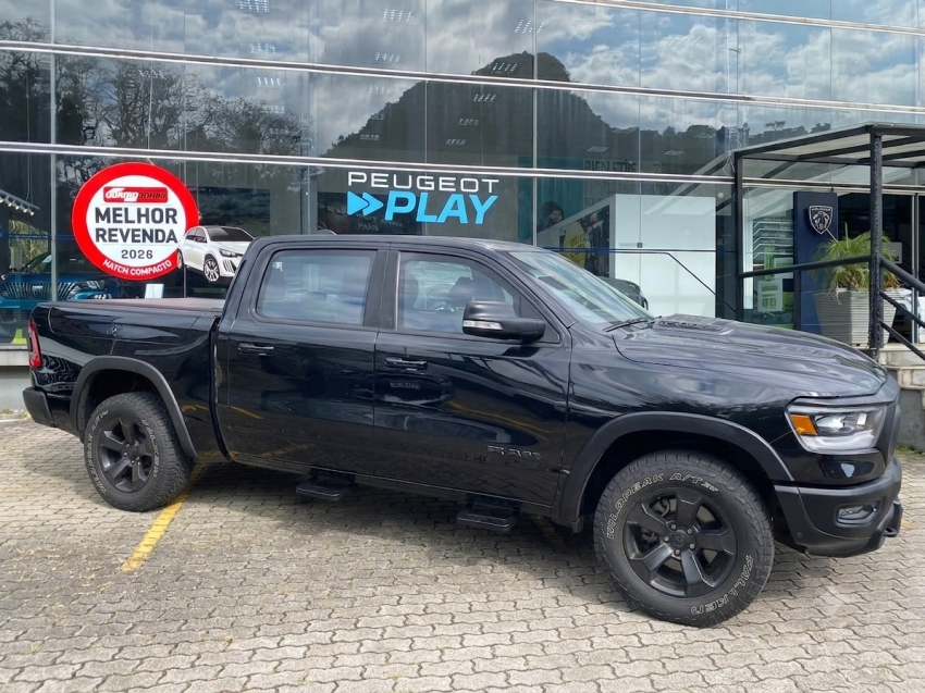 ram 1500 rebel hemi 5.7 v8 4x4 n 2022 | 52.000 km blindagem niii-a vossen 22
