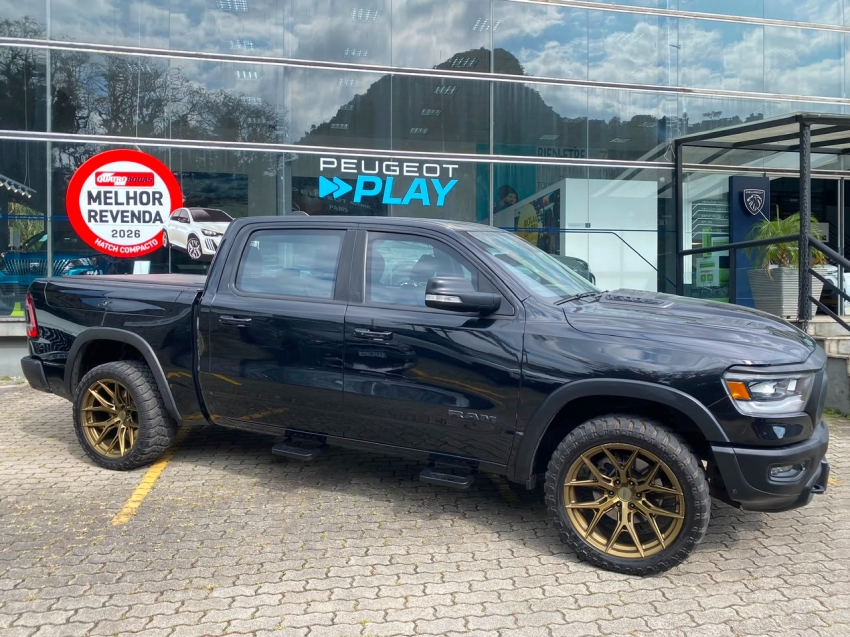 ram 1500 rebel hemi 5.7 v8 4x4 n 2022 | 52.000 km blindagem niii-a vossen 22