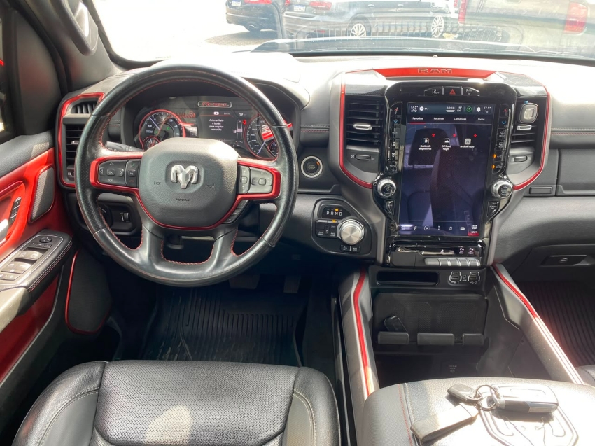 ram 1500 rebel hemi 5.7 v8 4x4 n 2022 | 52.000 km blindagem niii-a vossen 22