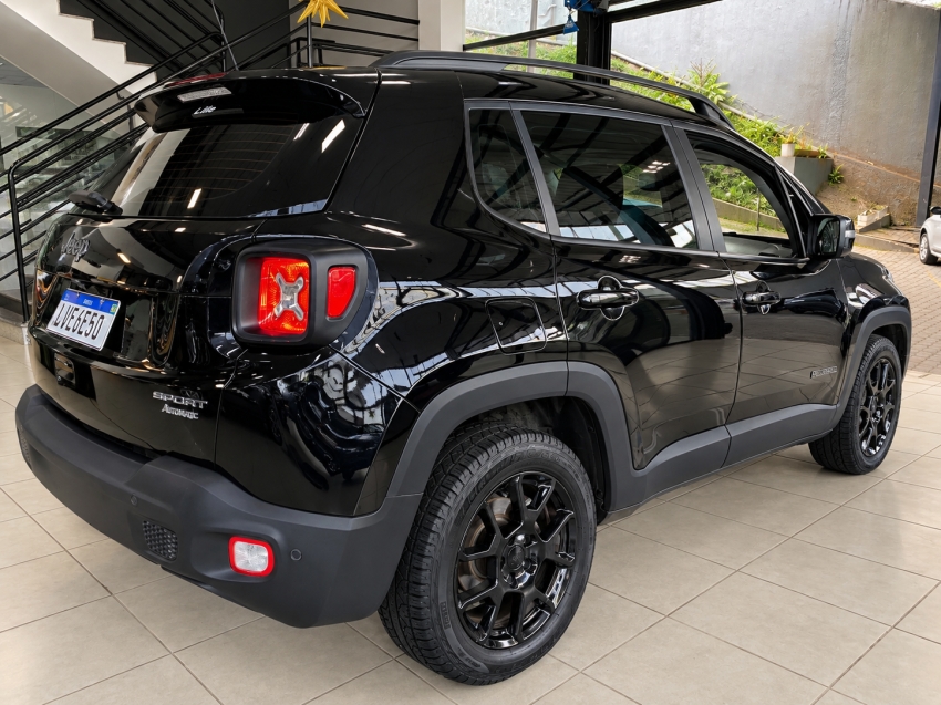 jeep renegade sport flex 1.8 automatico - 91890km 2019/2020 preto cautelar 100%3