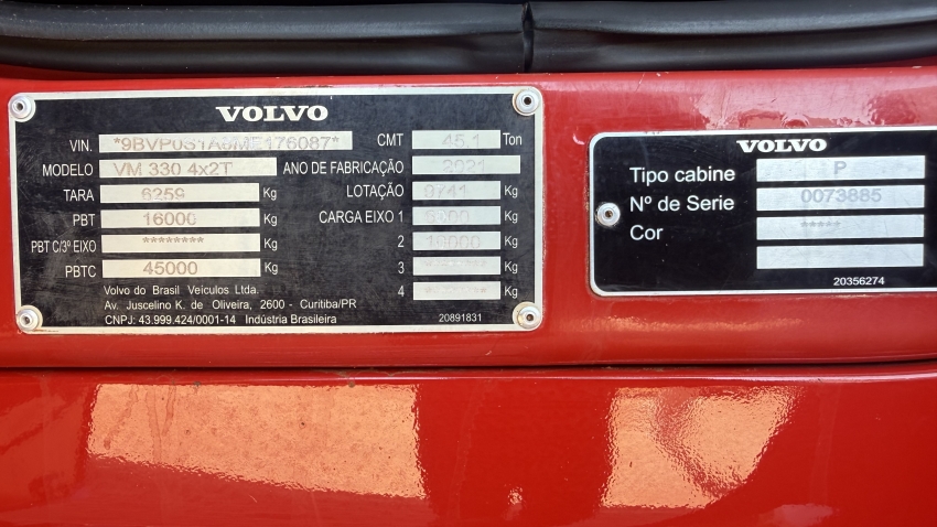 volvo vm330 lx l2h1 4x2t 2021/202114