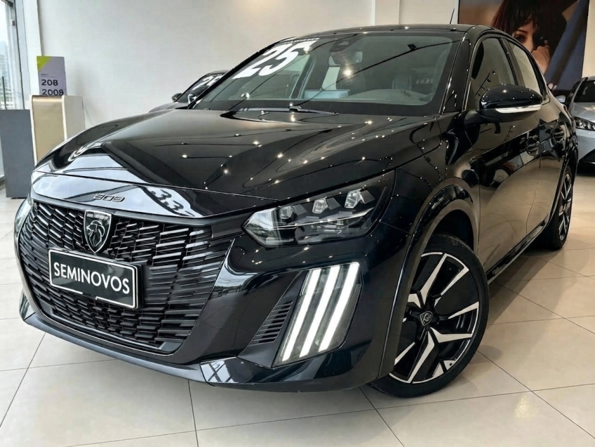 peugeot 208 1.0 turbo 200 flex gt cvt 4p automatico 20252