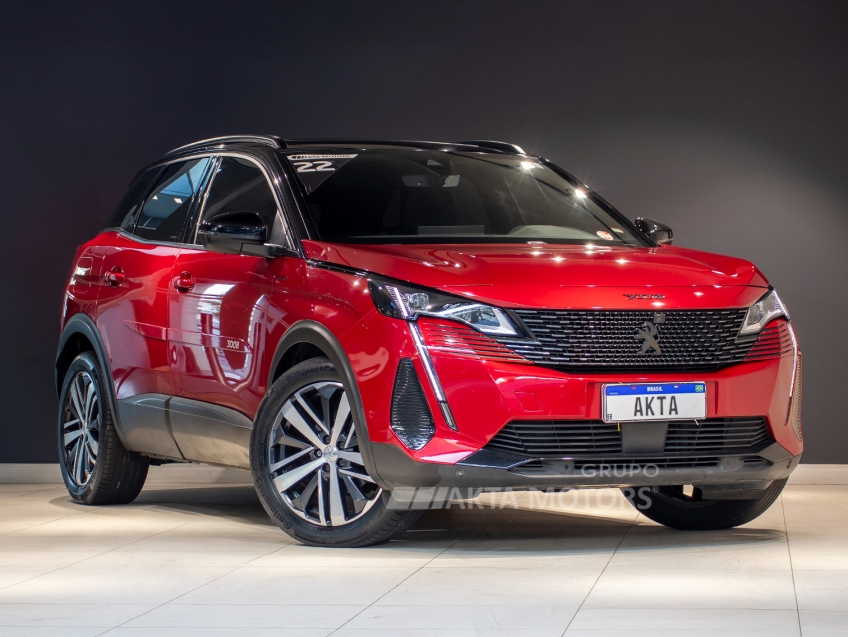 peugeot 3008 1.6 16v thp gasolina gt pack automatico 4p 2022