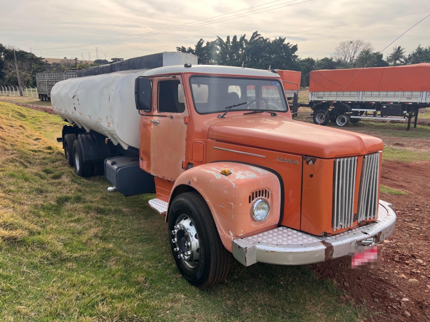 scania jacare l110 tanque de agua - 1977/1977