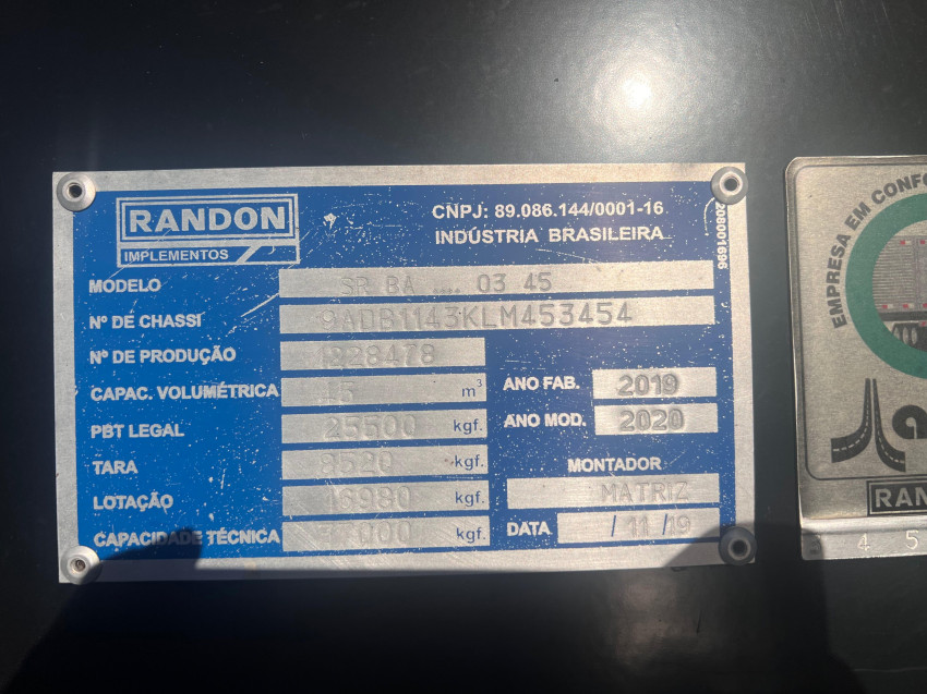 randon r/ sr ba  - 2019/20208