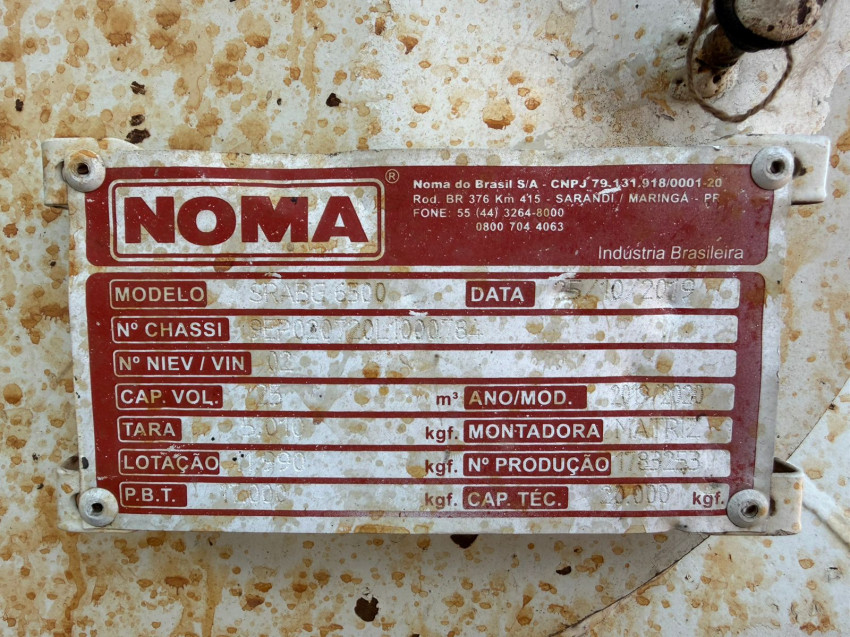 noma bicacamba 7 eixos - 2019/20209