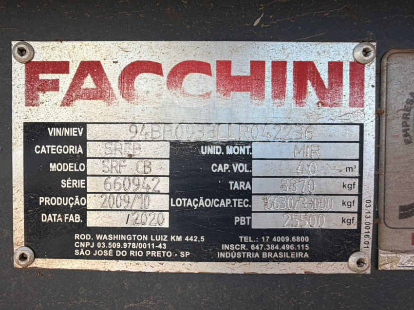 fachini cacamba ls 3 eixos - 2020/20205