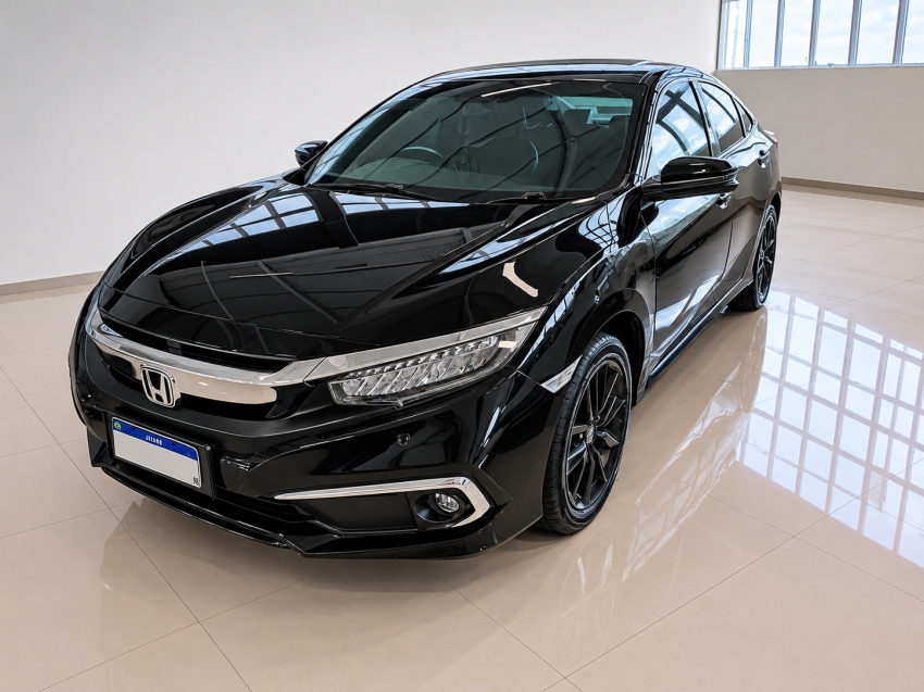 honda civic 1.5 16v turbo gasolina touring 4p cvt automatico 2020