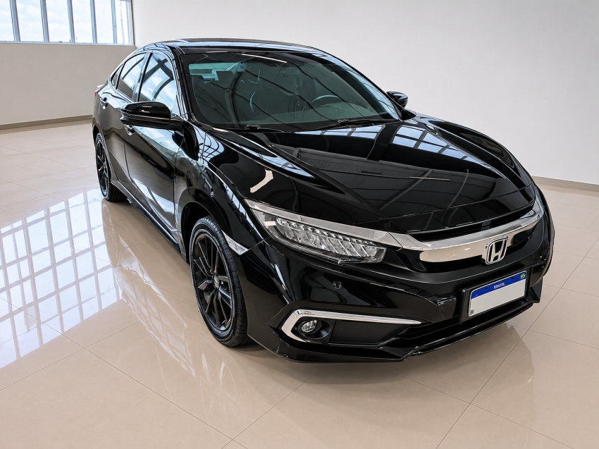 honda civic 1.5 16v turbo gasolina touring 4p cvt automatico 2020