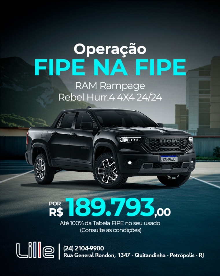 ram / rampage rebel 4x4 2.0 turbo 272cv