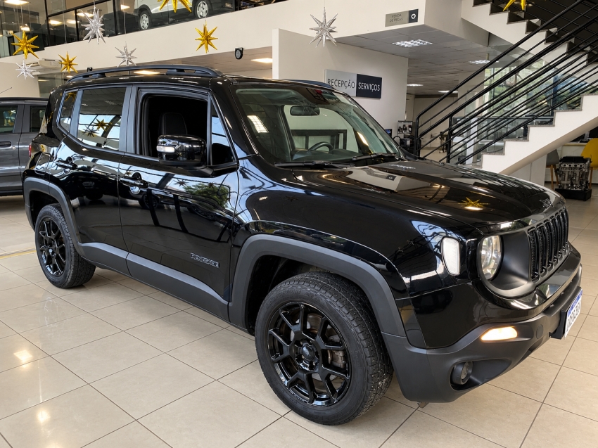jeep renegade sport flex 1.8 automatico - 91890km 2019/2020 preto cautelar 100%0