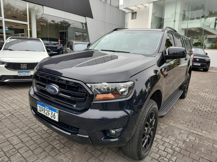 ford ranger 2.2 black 4x2 cd 16v diesel 4p automatico