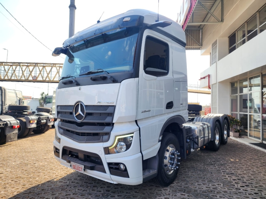 mercedes-benz actros 2648 leito / teto alto 480 diesel automatico 2020 mercedes-benz actros 2648 leito / teto alto 480 diesel automatico 2020