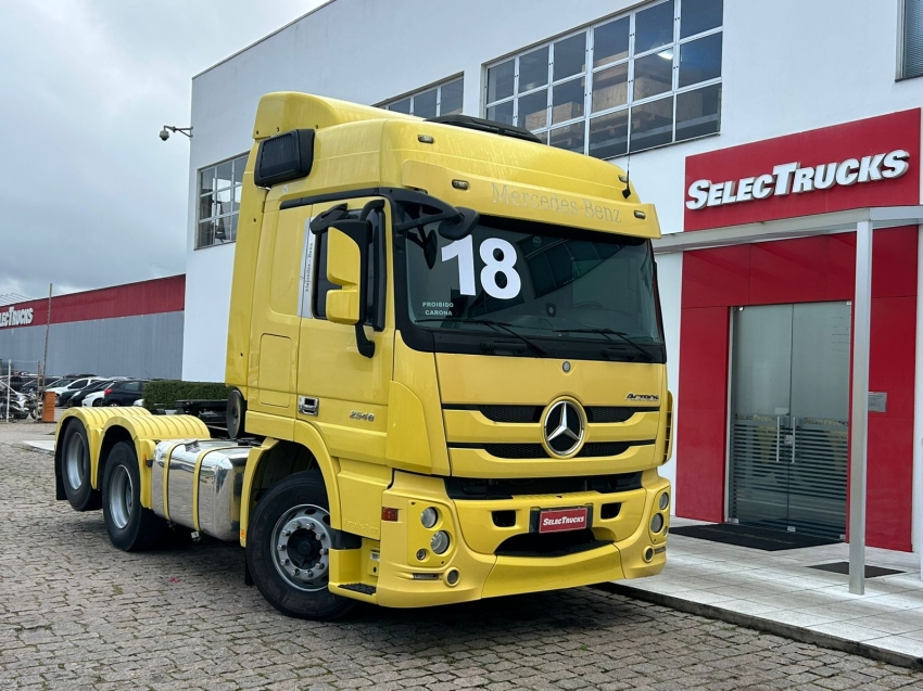 mercedes-benz actros 2546 ls confort 460 diesel 2p automatico 2018