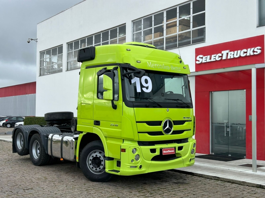 mercedes-benz actros 2546 ls confort 460 diesel 2p automatico 2019