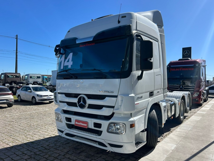 mercedes-benz actros 2546 ls confort 460 diesel 2p automatico 2014