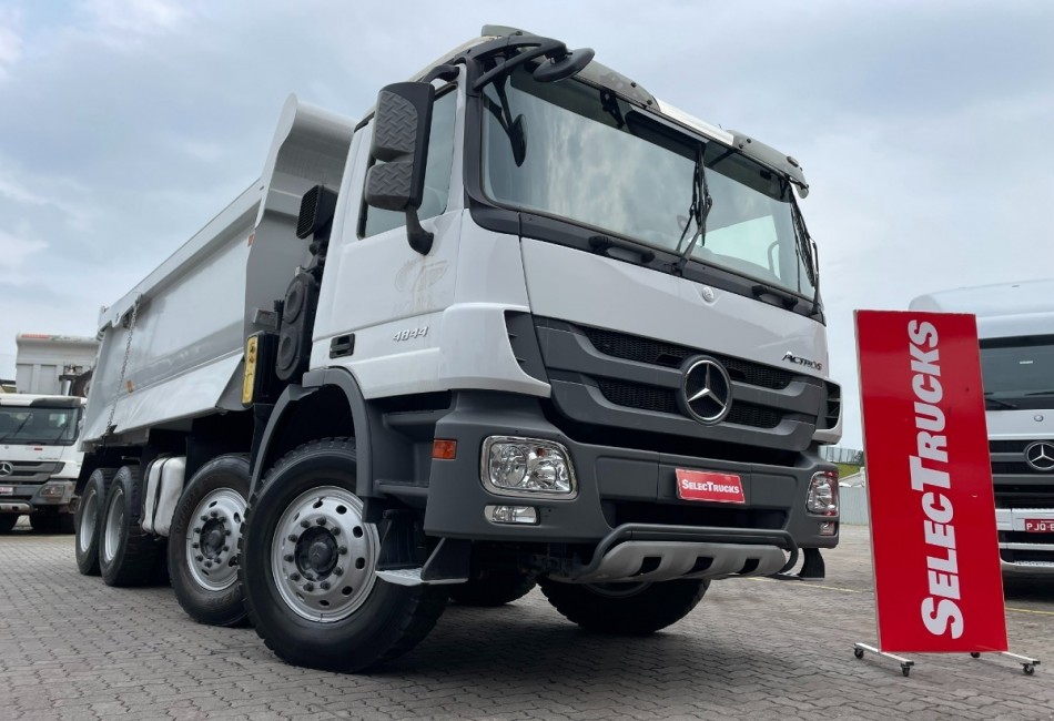 mercedes-benz actros 8x4 16/16 selectrucks 80 diesel automatico 2016