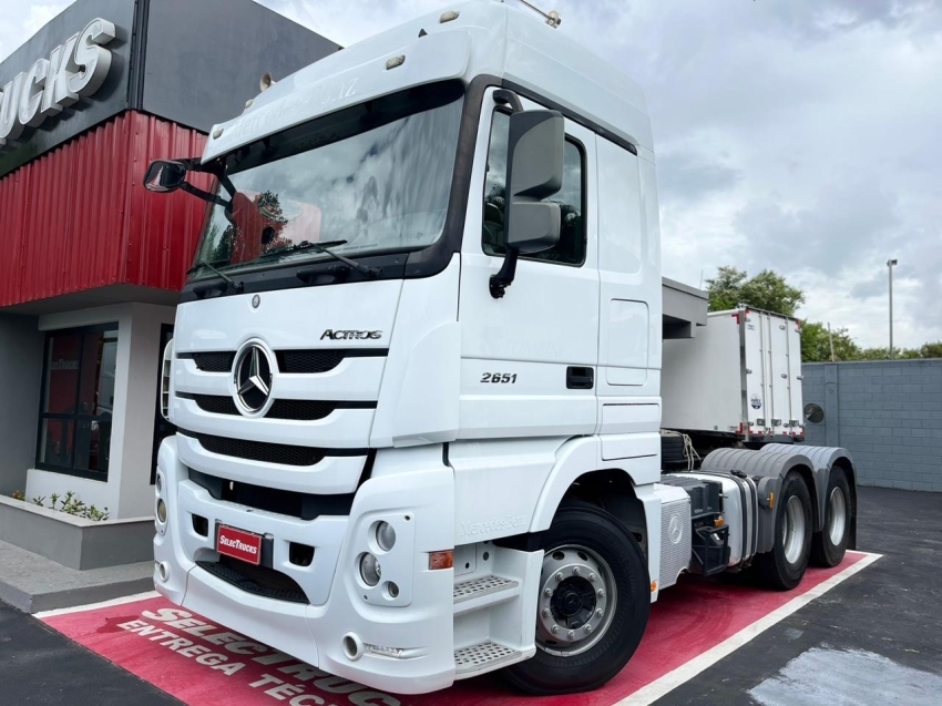 mercedes-benz actros 2651 6x4 2018/2018 megaspace