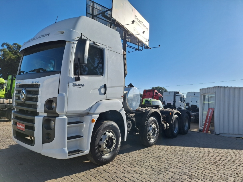 volkswagen constelation 25420 8x2 leito teto alto