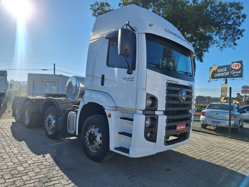 volkswagen constelation 25420 8x2 leito teto alto