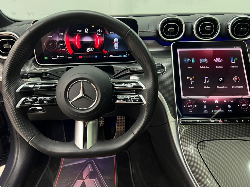 mercedes-benz c 300 2.0 eq boost hibrido amg line 9g-tronic gasolina 4p automatico 20249