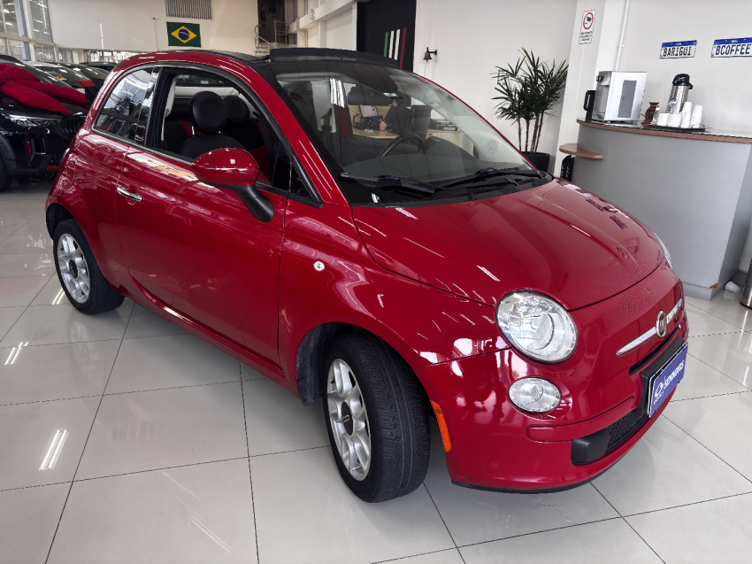 fiat 500 1.4 cabrio 8v flex 2p automatizado semiautomatico 20142