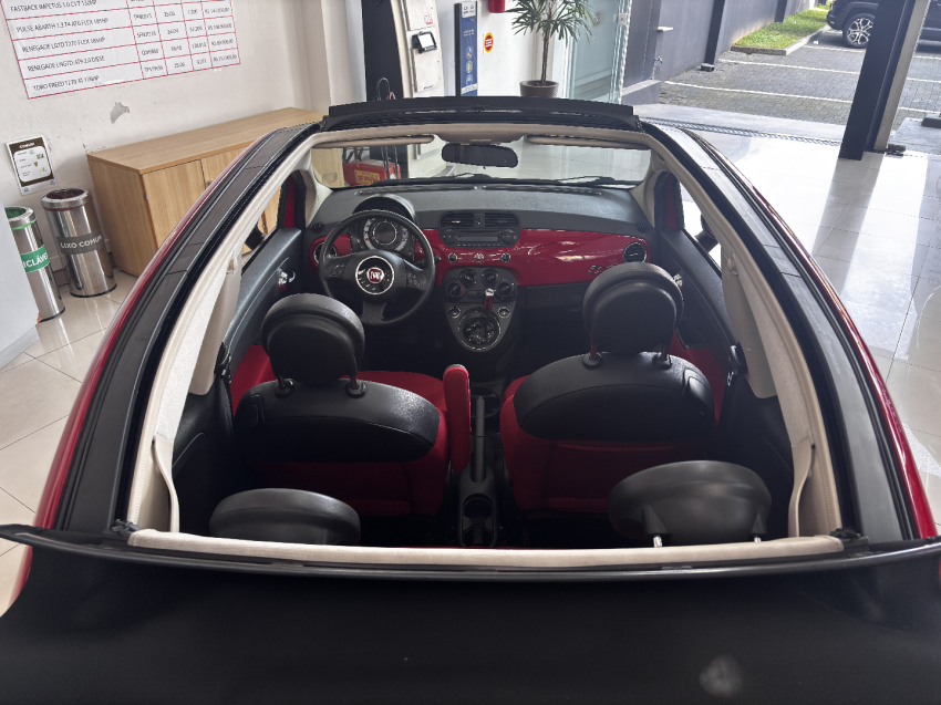 fiat 500 1.4 cabrio 8v flex 2p automatizado semiautomatico 20146