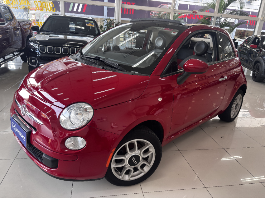 fiat 500 1.4 cabrio 8v flex 2p automatizado semiautomatico 20141
