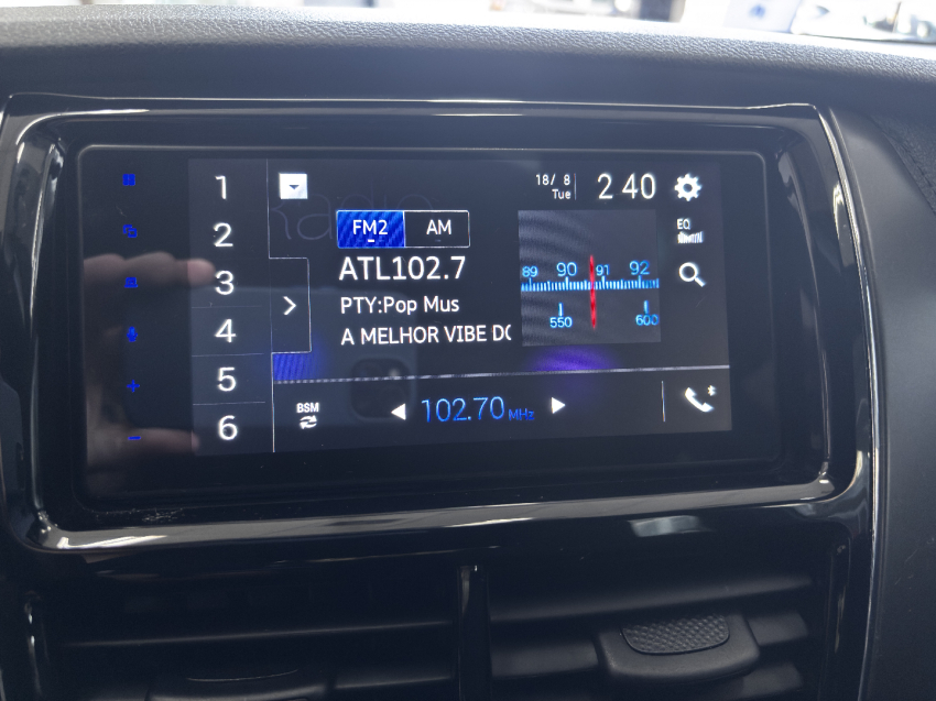 toyota yaris 1.5 16v flex xl multidrive 4p automatico 202513