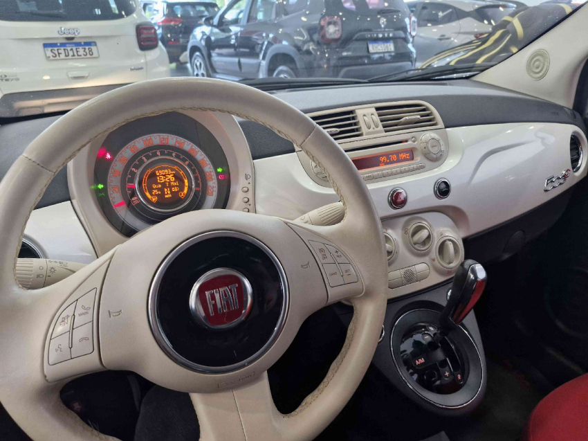 fiat 500 1.4 cabrio 16v flex 2p automatico 4p semiautomatico 2014