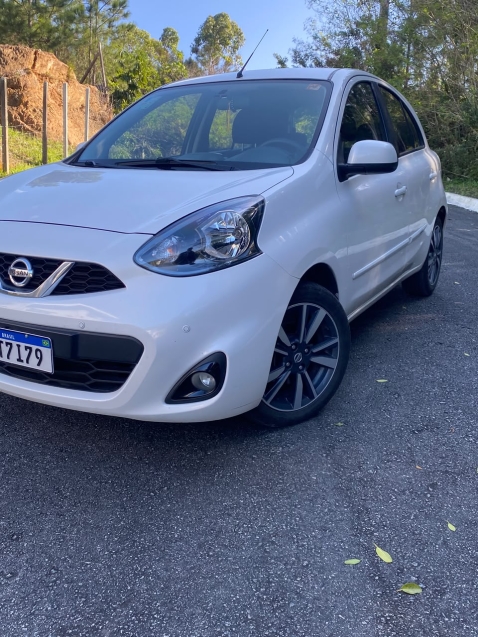 nissan march 1.6 sl 16v flexstart 4p xtronic flex automatico 20191